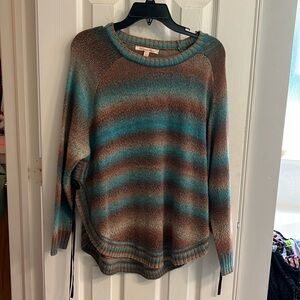 Women’s multi colored sweater size L